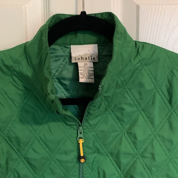 Sahalie Quilted Jacket Green Size XS - Picture 2 of 15